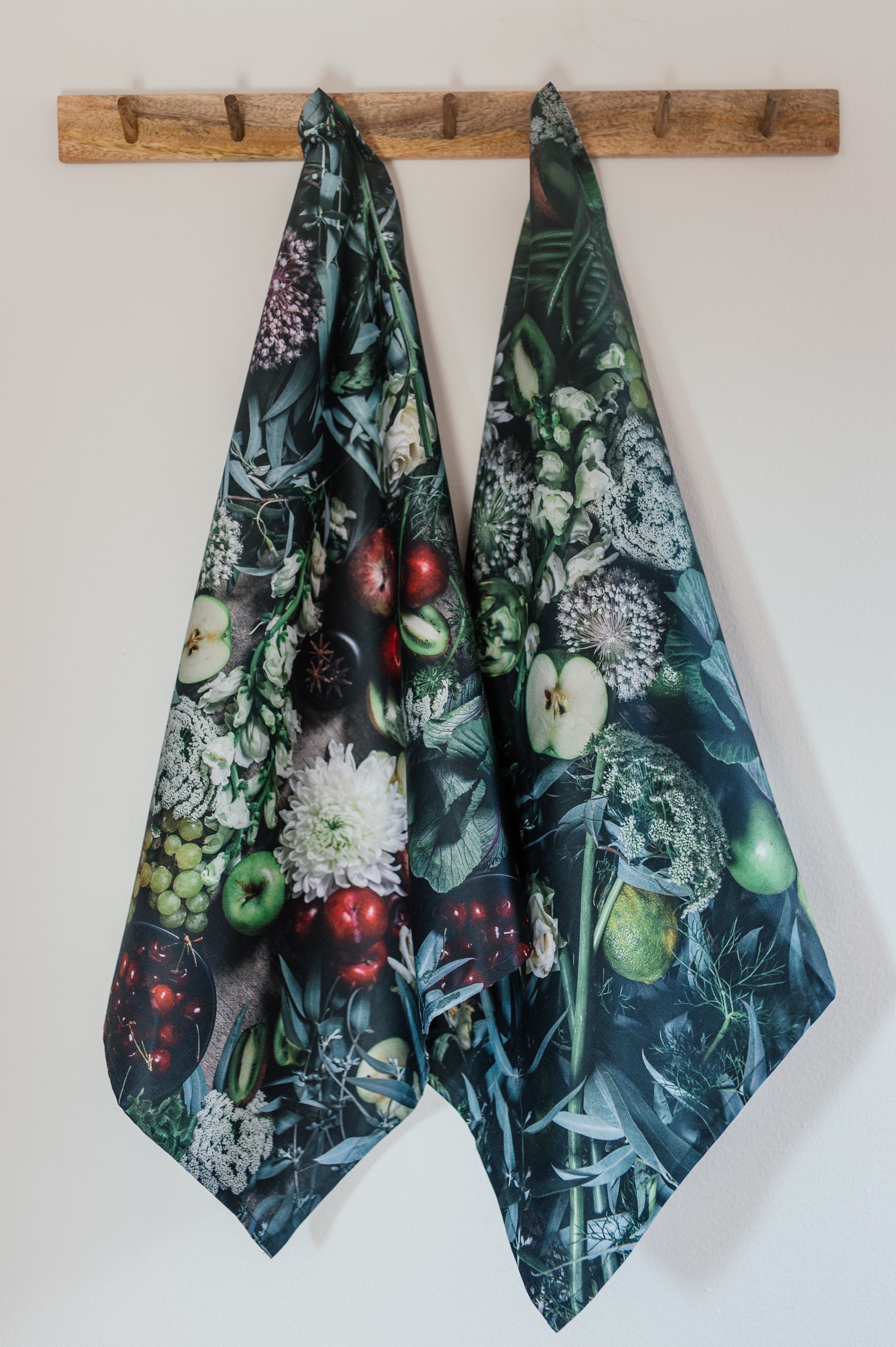 Artichoke & Asparagus Cotton Tea Towel