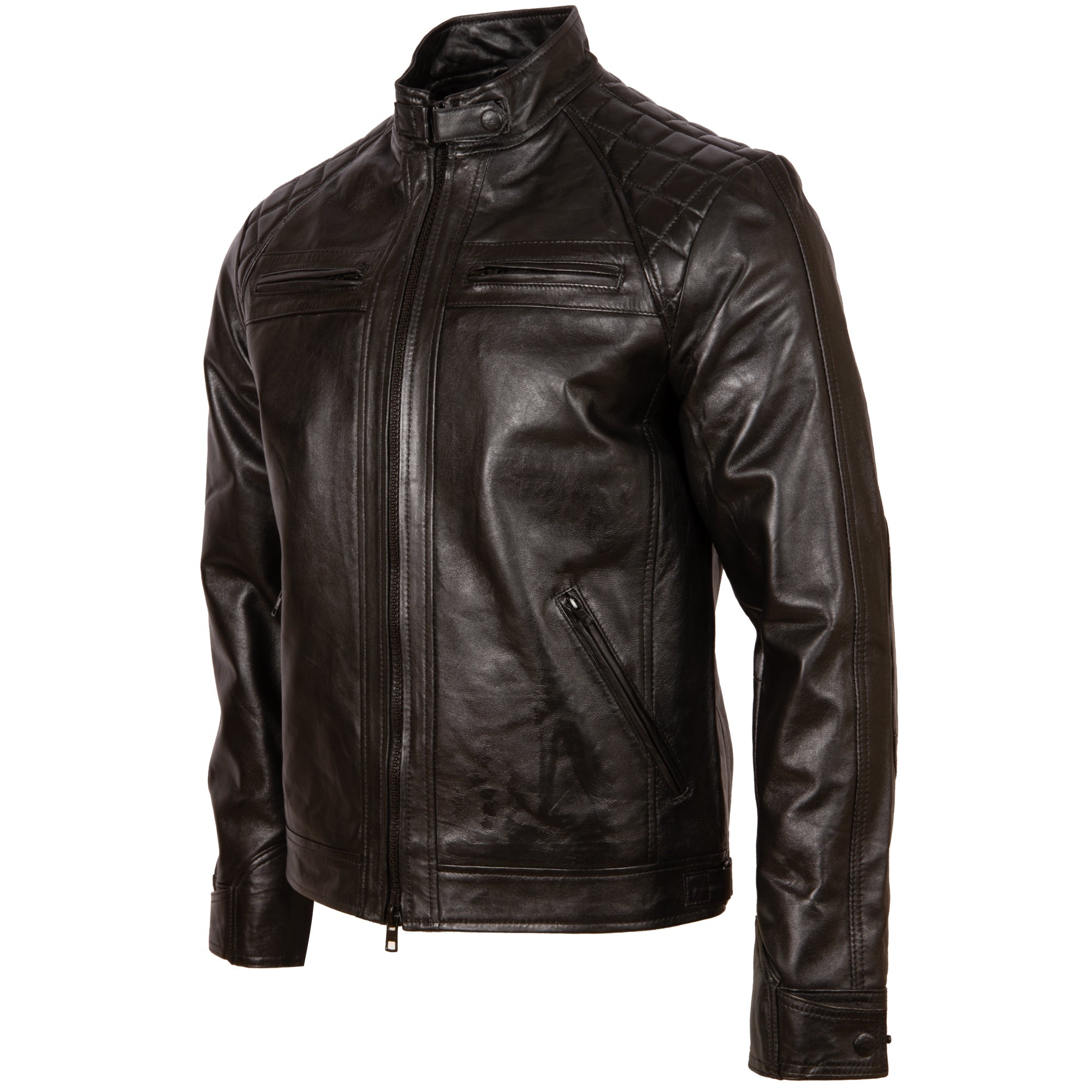 44T9 Men's Biker Jacket - Night Edition