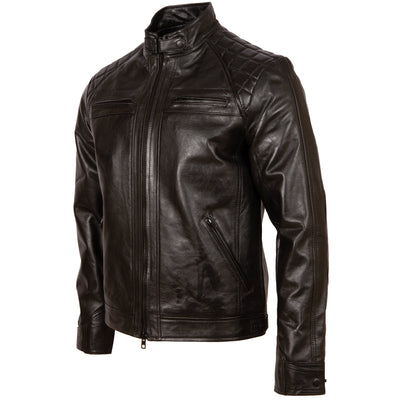 44T9 Men's Biker Jacket - Night Edition