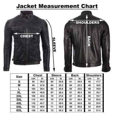 44T9 Men's Biker Jacket - Ghost