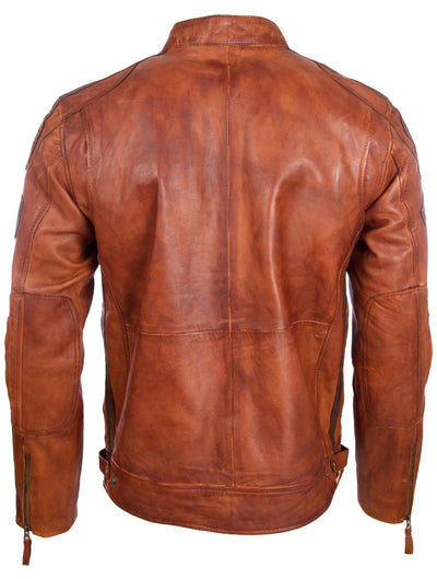 CXUS Men's Racing Biker Jacket - Nevada Timber