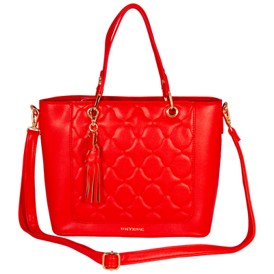 E7FW Women’s Charm Tote Bag - Red
