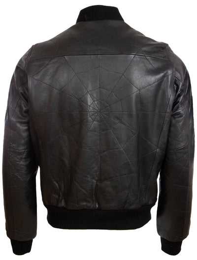 4FZ5 Men's Web Bomber Jacket - Black/Black