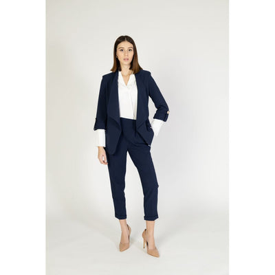 Blue Polyester Blazer