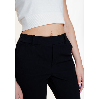 Black Polyester Pant