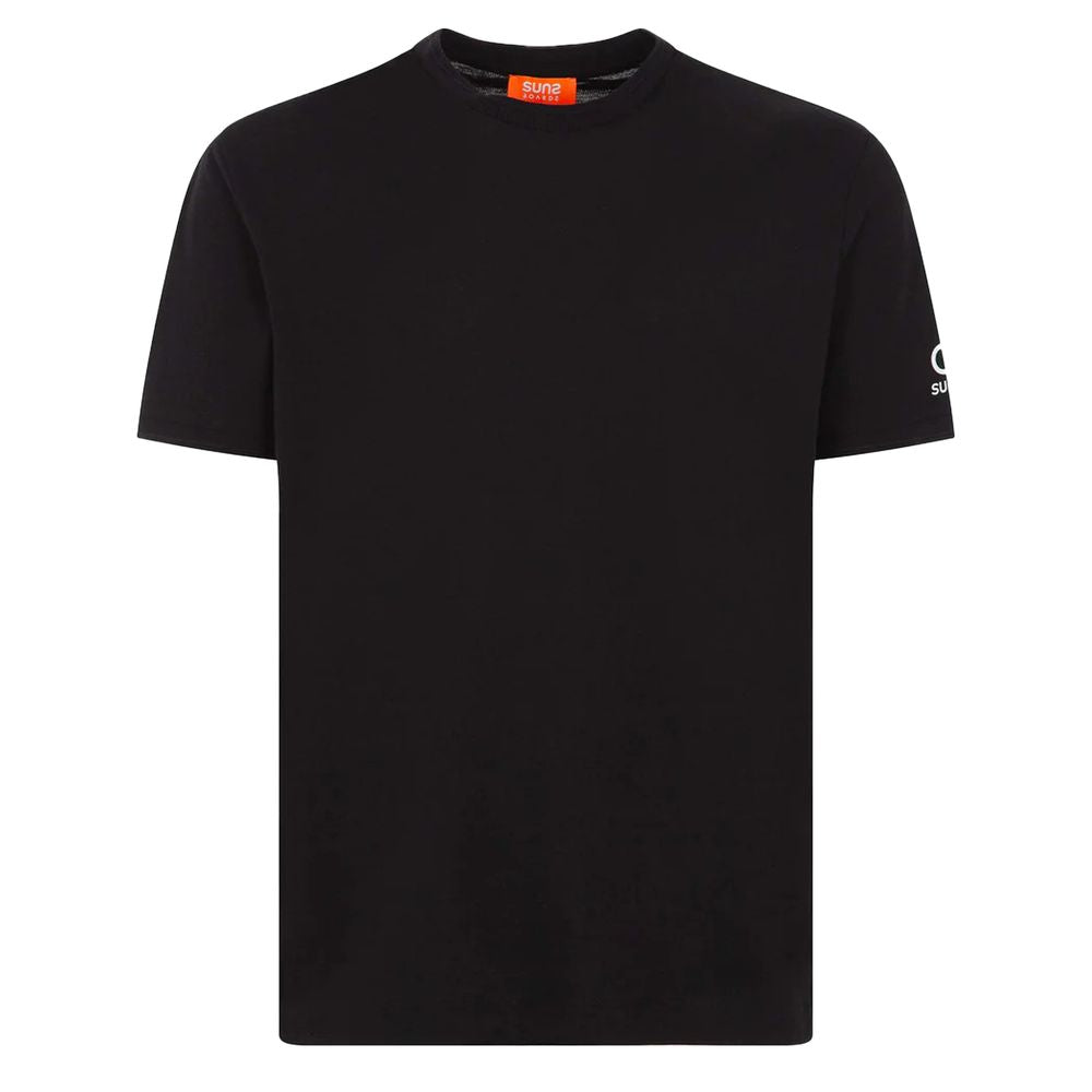 Black Cotton T-Shirt