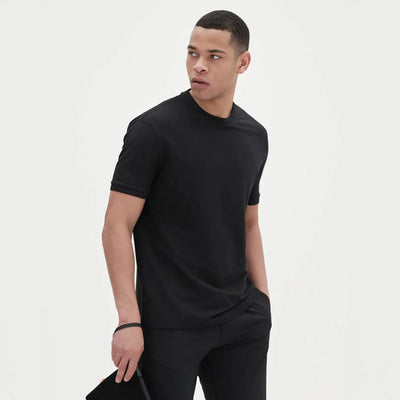 Black Cotton T-Shirt