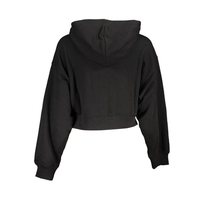 Black Cotton Women Sweater