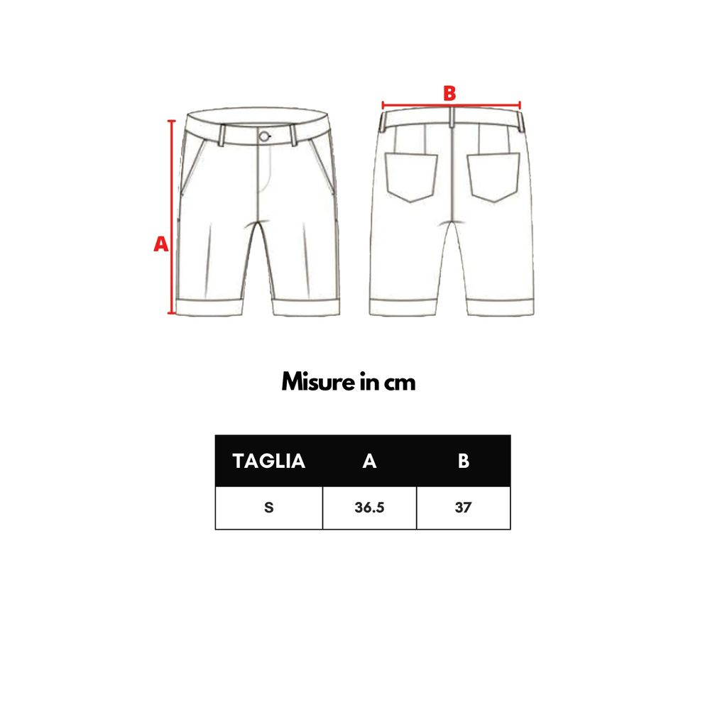 Blue Polyester Swim Short