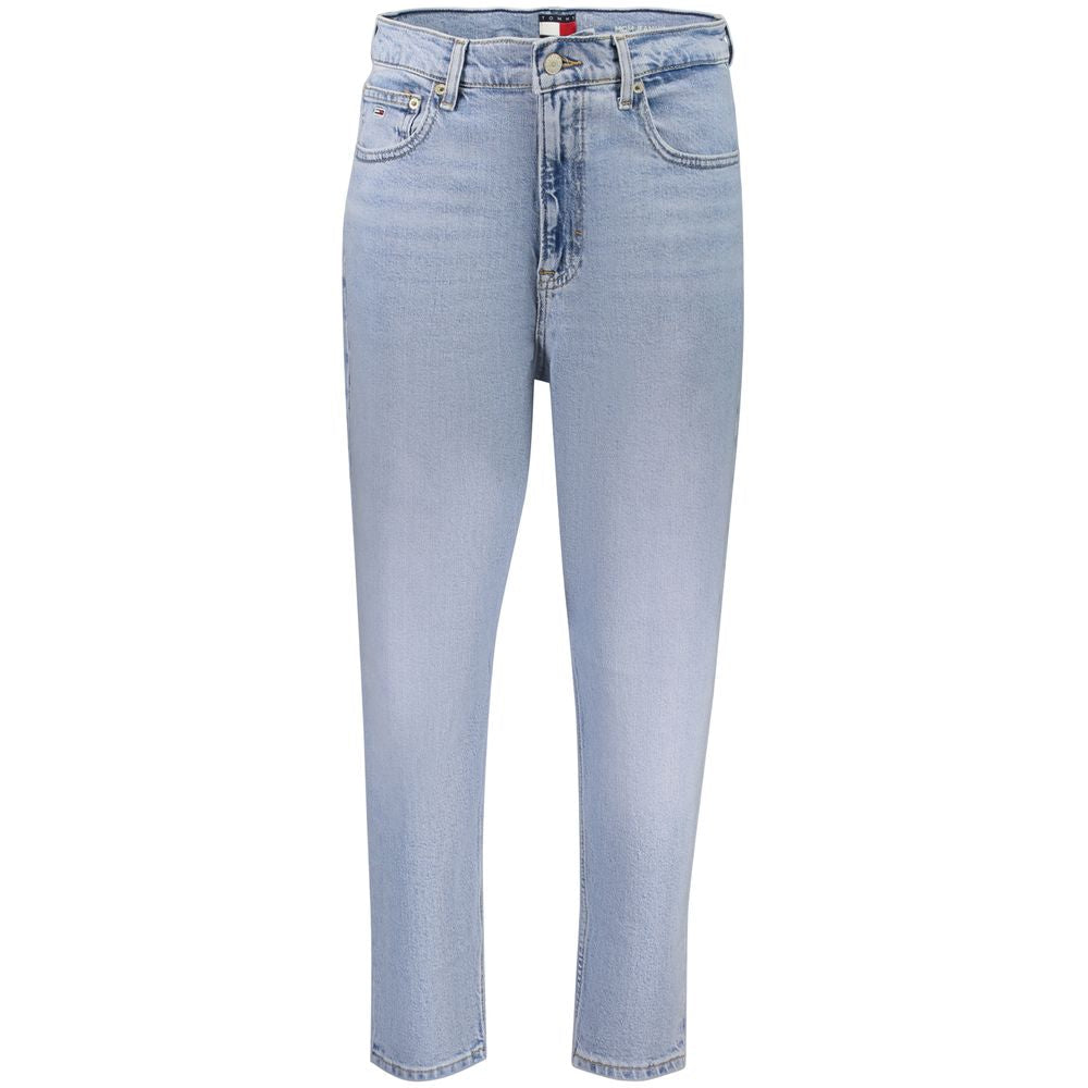 Blue Cotton Women Jeans