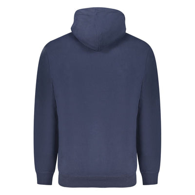 Blue Cotton Men Sweater