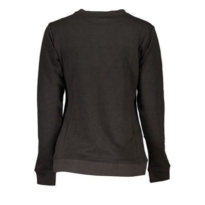 Black Cotton Women Sweater