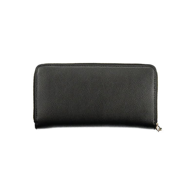 Black Polyethylene Women Wallet