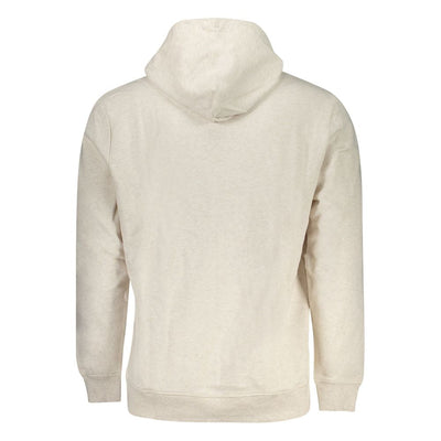 Beige Cotton Men Sweater