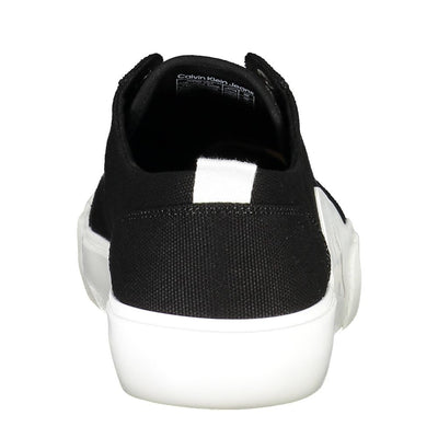 Black Recycled Material Men Sneaker