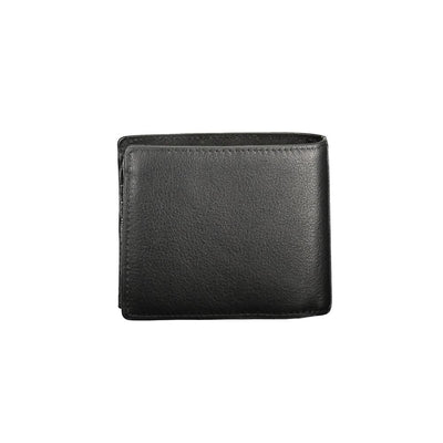 Black Leather Men Wallet