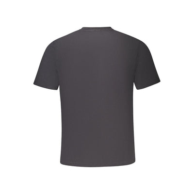 Black Cotton Men T-Shirt
