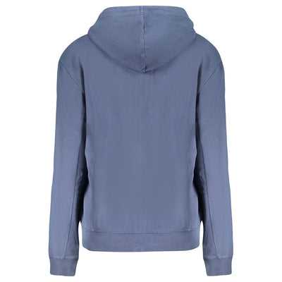Blue Cotton Women Sweater