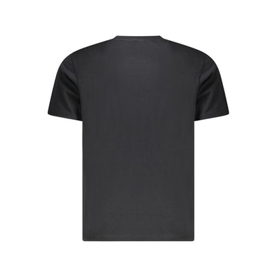 Black Cotton Men T-Shirt