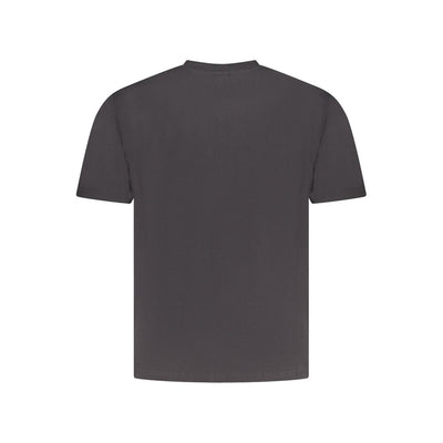 Black Cotton Men T-Shirt