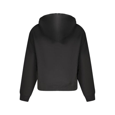 Black Cotton Women Sweater