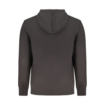 Black Cotton Men Sweater