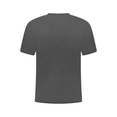 Black Cotton Men T-Shirt