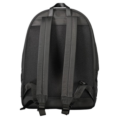 Black Polyester Backpack