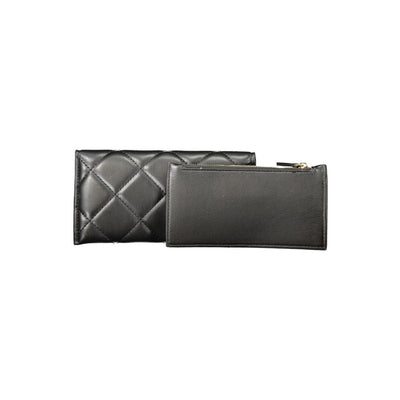 Black Polyethylene Women Wallet
