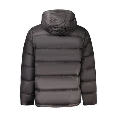 Black Polyamide Men Jacket