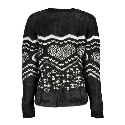 Black Polyester Sweater