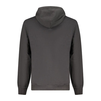 Black Cotton Men Sweater