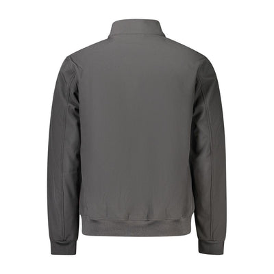 Black Polyester Men's Jacket
