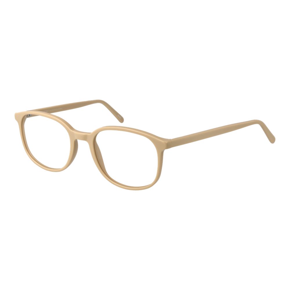 Cream Unisex Glasses Frame