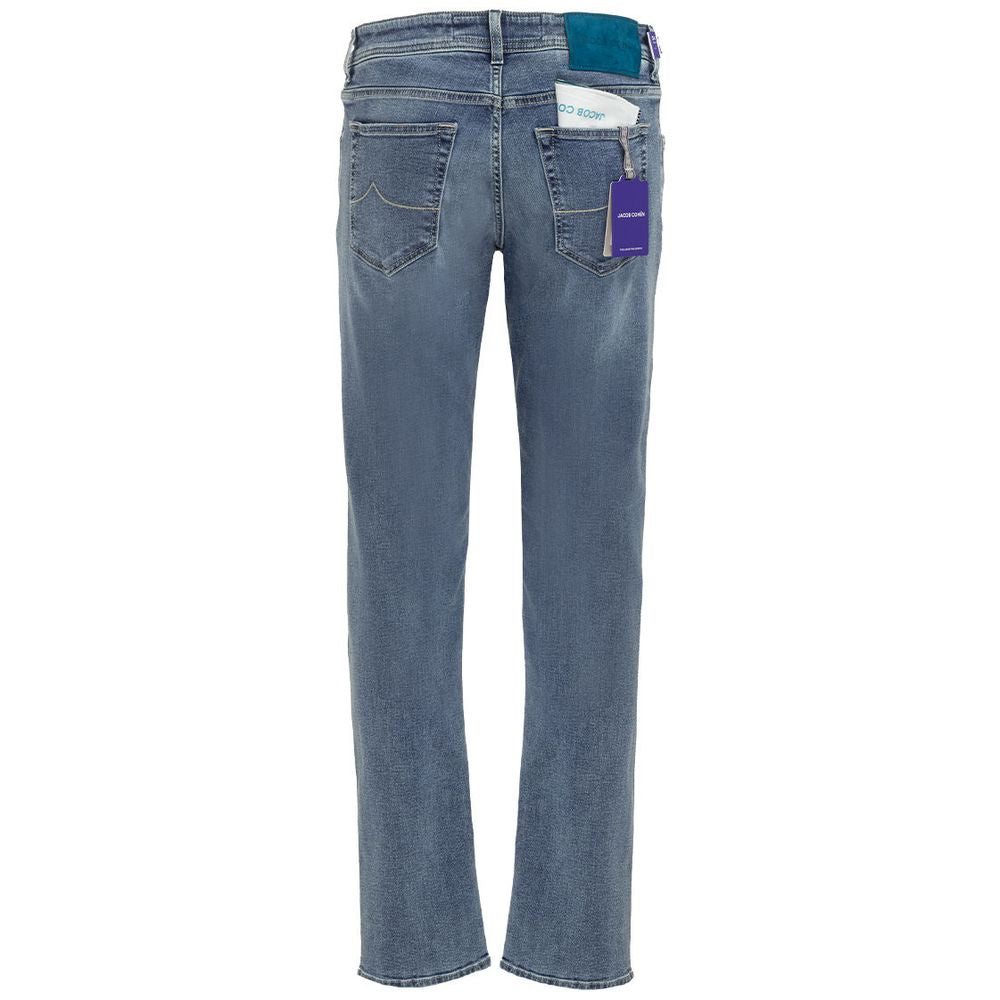 Blue Cotton Men's Slim Fit Jean