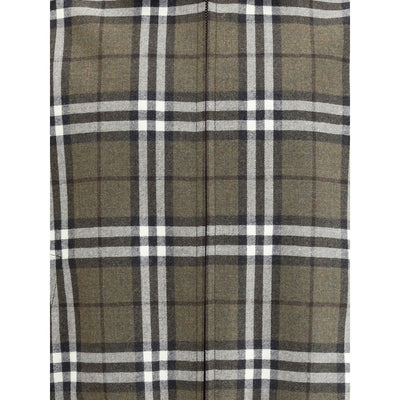 Check pattern wool Harrington Jacket