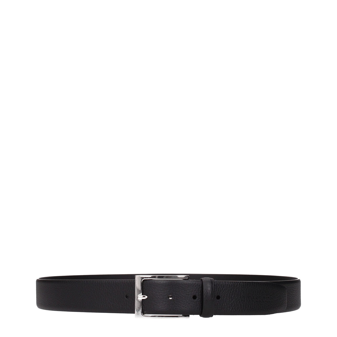 Black Leather Regular Belts