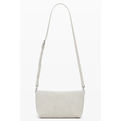 Beige Polyethylene Women Handbag