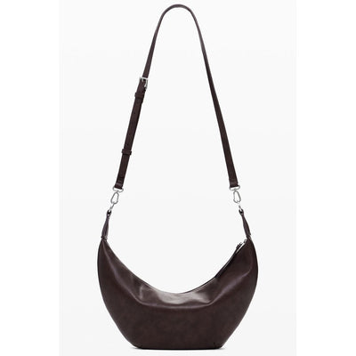 Brown Polyethylene Women Handbag