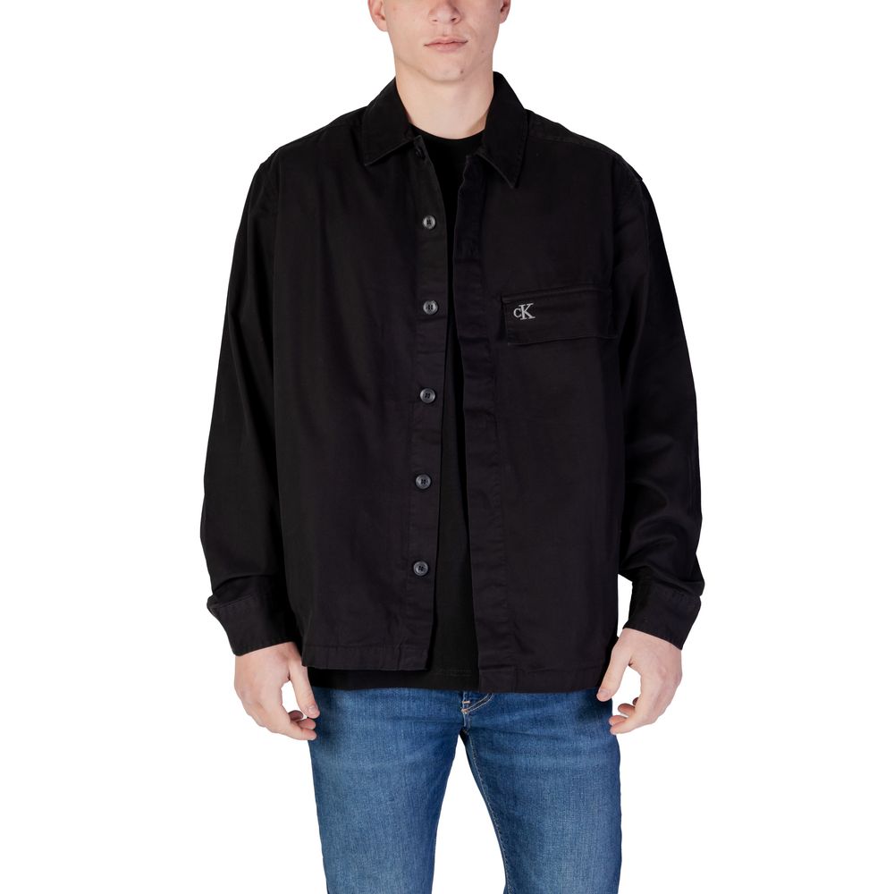 Black Recycled Cotton Shirt
