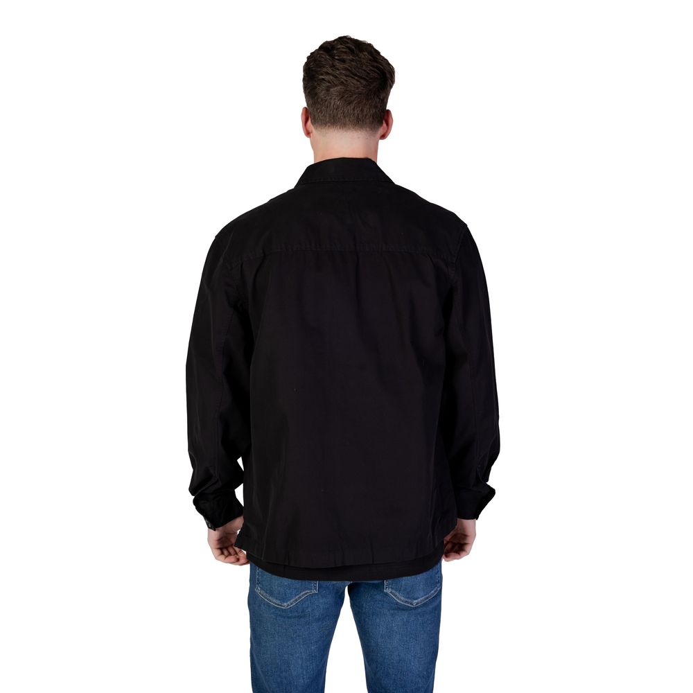 Black Recycled Cotton Shirt