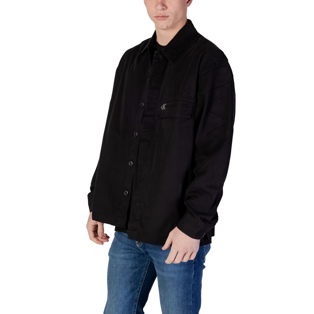 Black Recycled Cotton Shirt