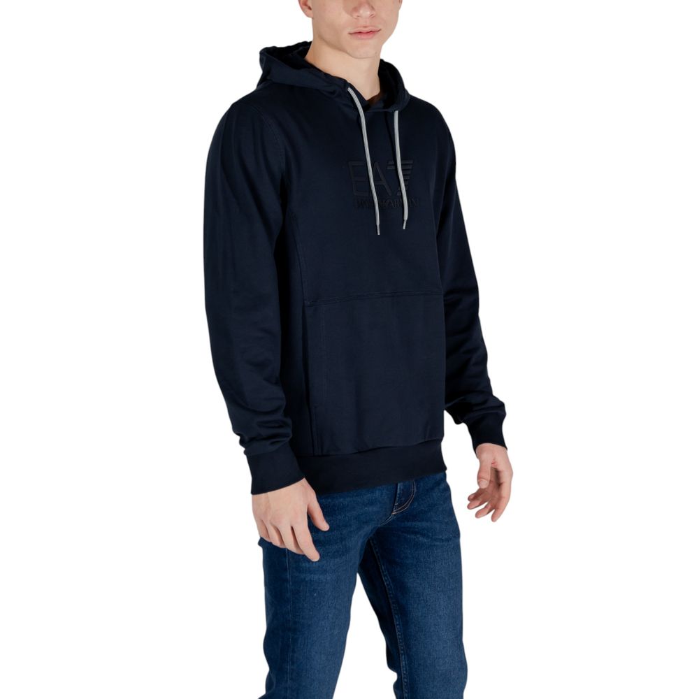 Blue Cotton Hoody