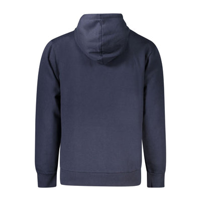 Blue Cotton Men Sweater