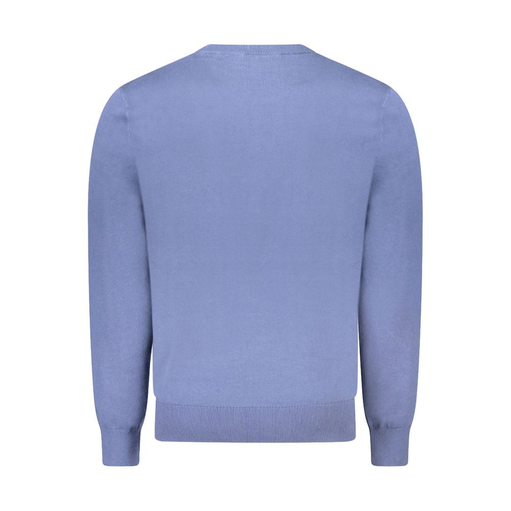 Blue Organic Cotton Men Sweater