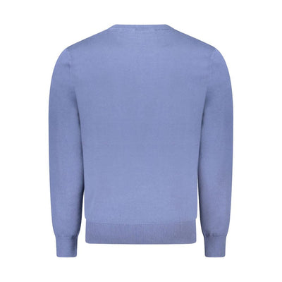 Blue Organic Cotton Men Sweater