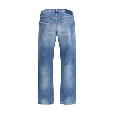 Blue Cotton Jeans
