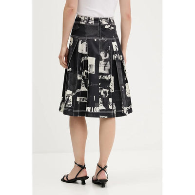 Black Cotton Skirt