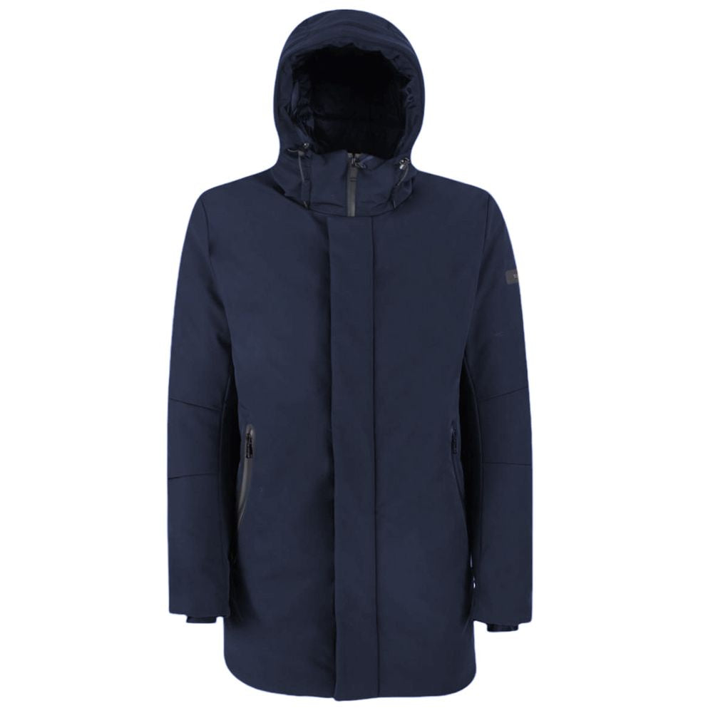 Blue Nylon Jackets & Coat