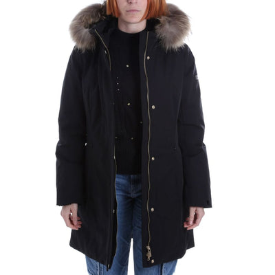 Black Nylon Jackets & Coat